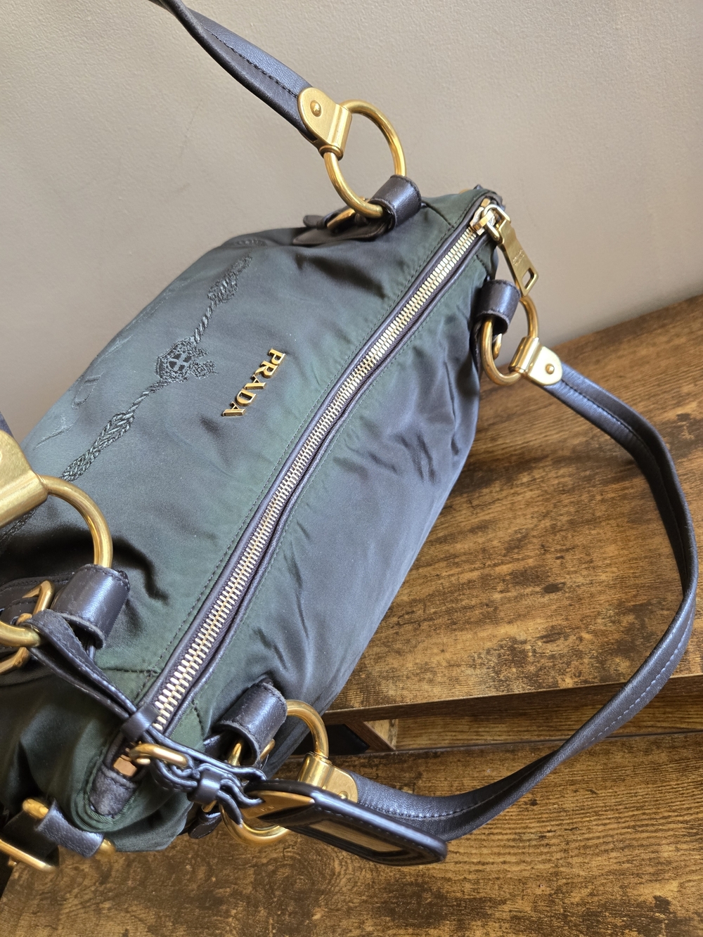 ❗️sold❗️Prada Black Soft Leather Shoulder Bag - Picture 9 of 16